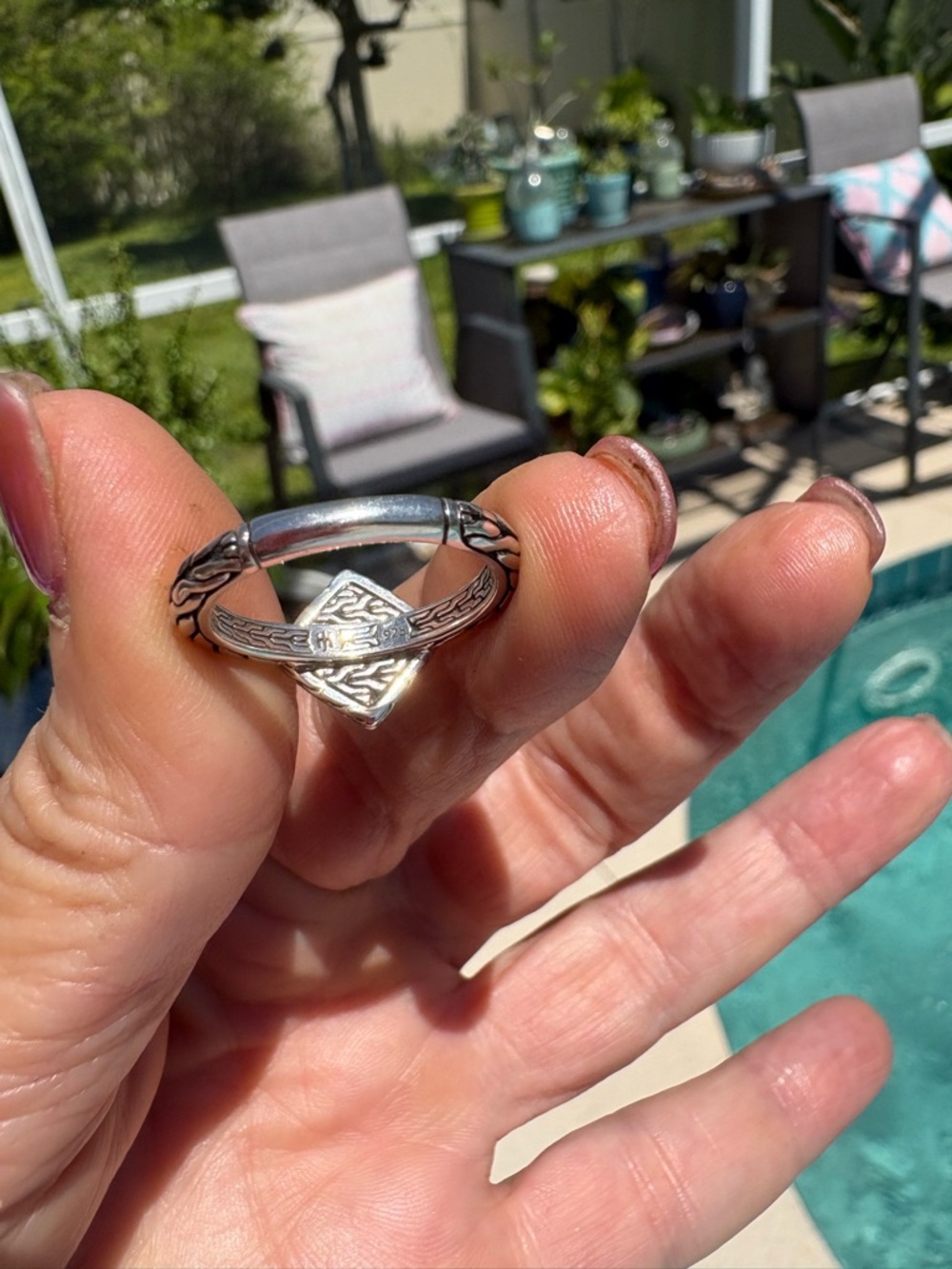 NWT, John Hardy Silver Pyramid Ring!! ๐ฉท๐๐ - Picture 11 of 13